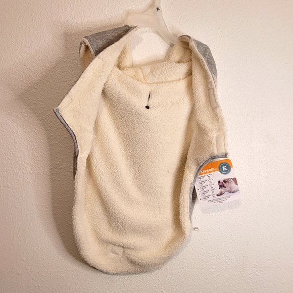 NEW Kensington Kennel Club Pet Faux Fur Coat Apparel Sz XL FIT UP TO 55 LBS Grey - Picture 8 of 14